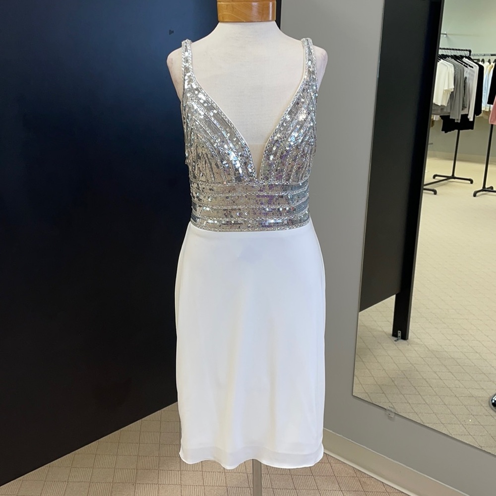 Embellished bodice S/Less Jersey Dress